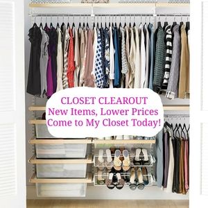 CLOSET CLEAROUT!